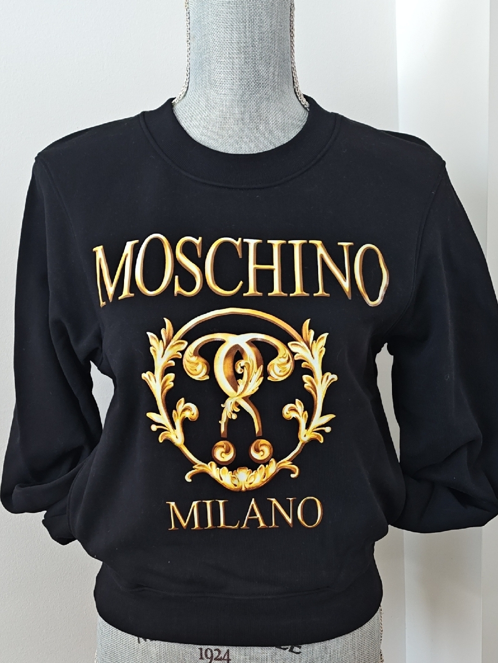 MOSCHINO COUTURE! Milano Sweatshirt With Pockets Size 4 XS/S